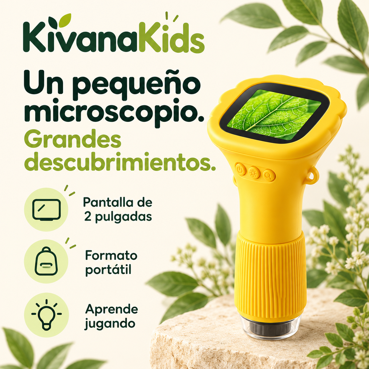 Microscopio digital KivanaKids - Descubre lo invisible